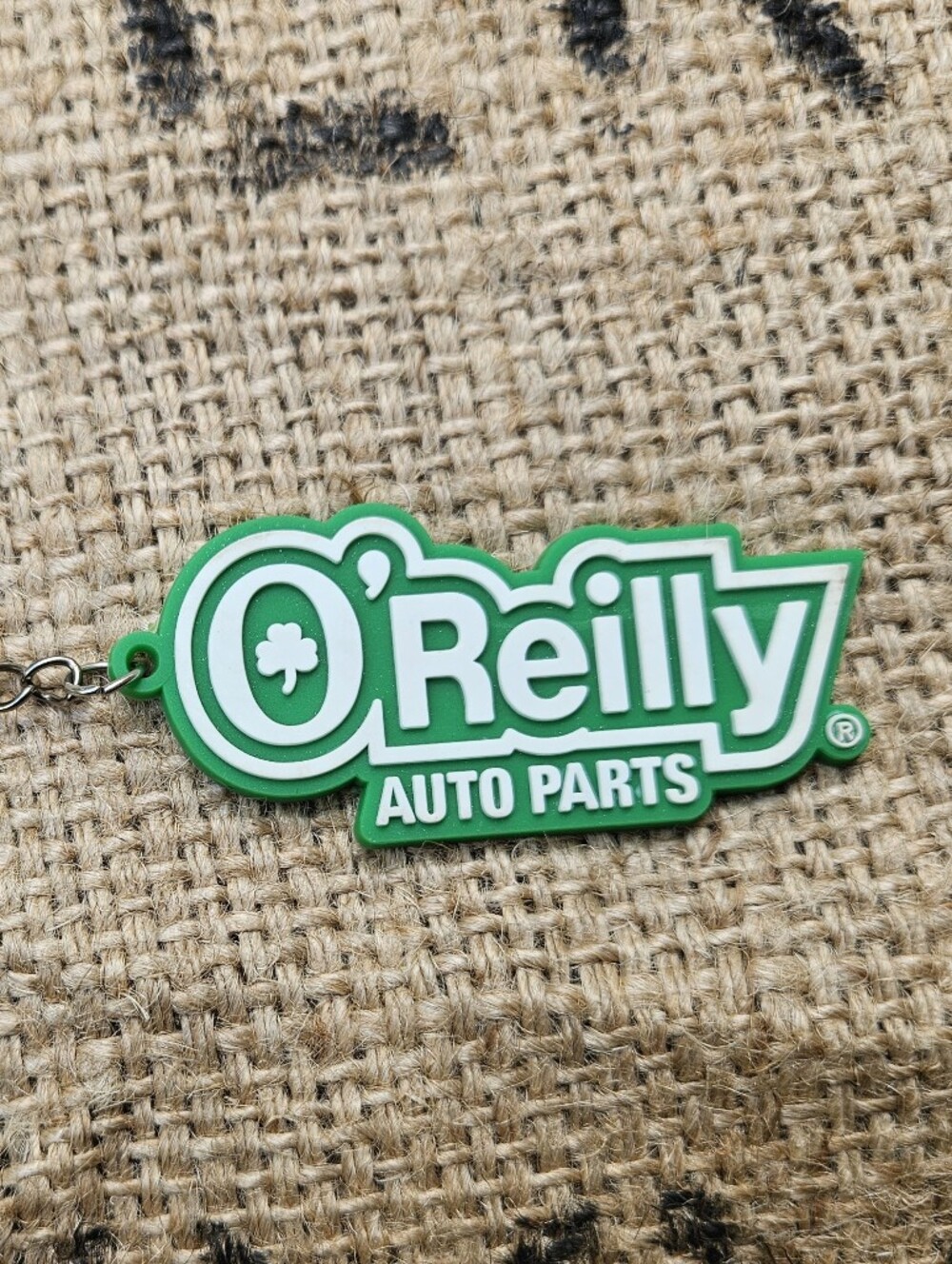 O'Reilly Auto Parts Green Logo Keychain Collectible